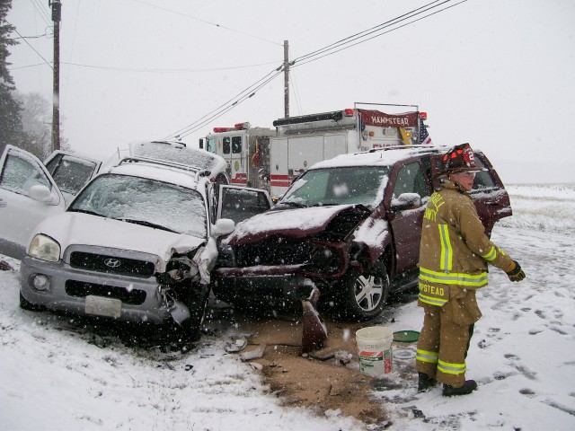 Vehicle Collision with Rescue, 01-17-2008